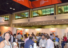 Nicole Zurita ensured their Agap guild members who are industry associations in Peru had enough space at their country pavilion in Orlando.